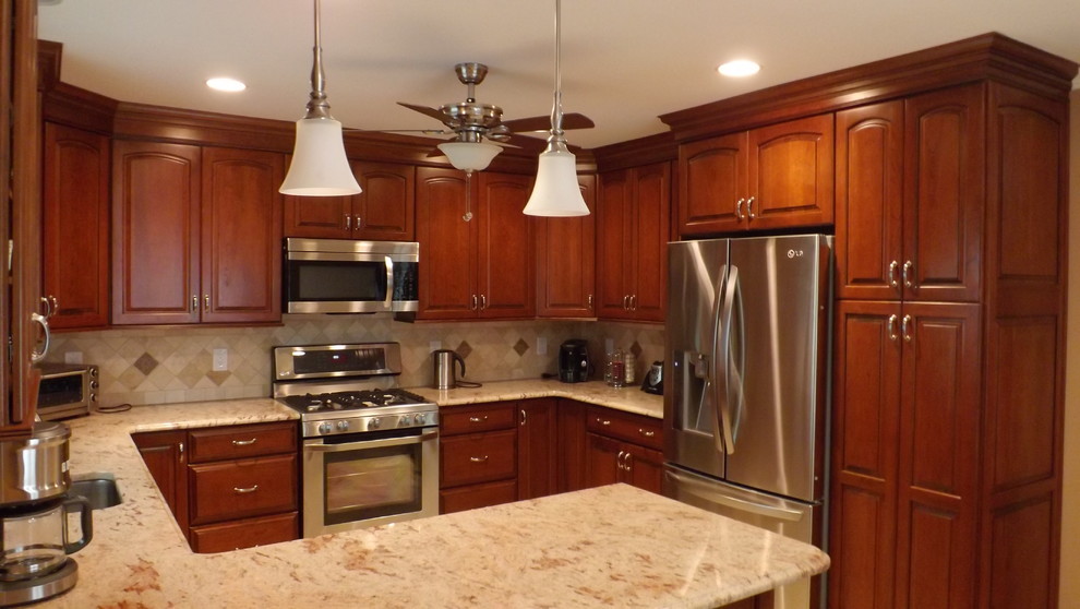 Kraftmaid Kitchen W/ Granite, Elizabeth NJ - Traditional ...