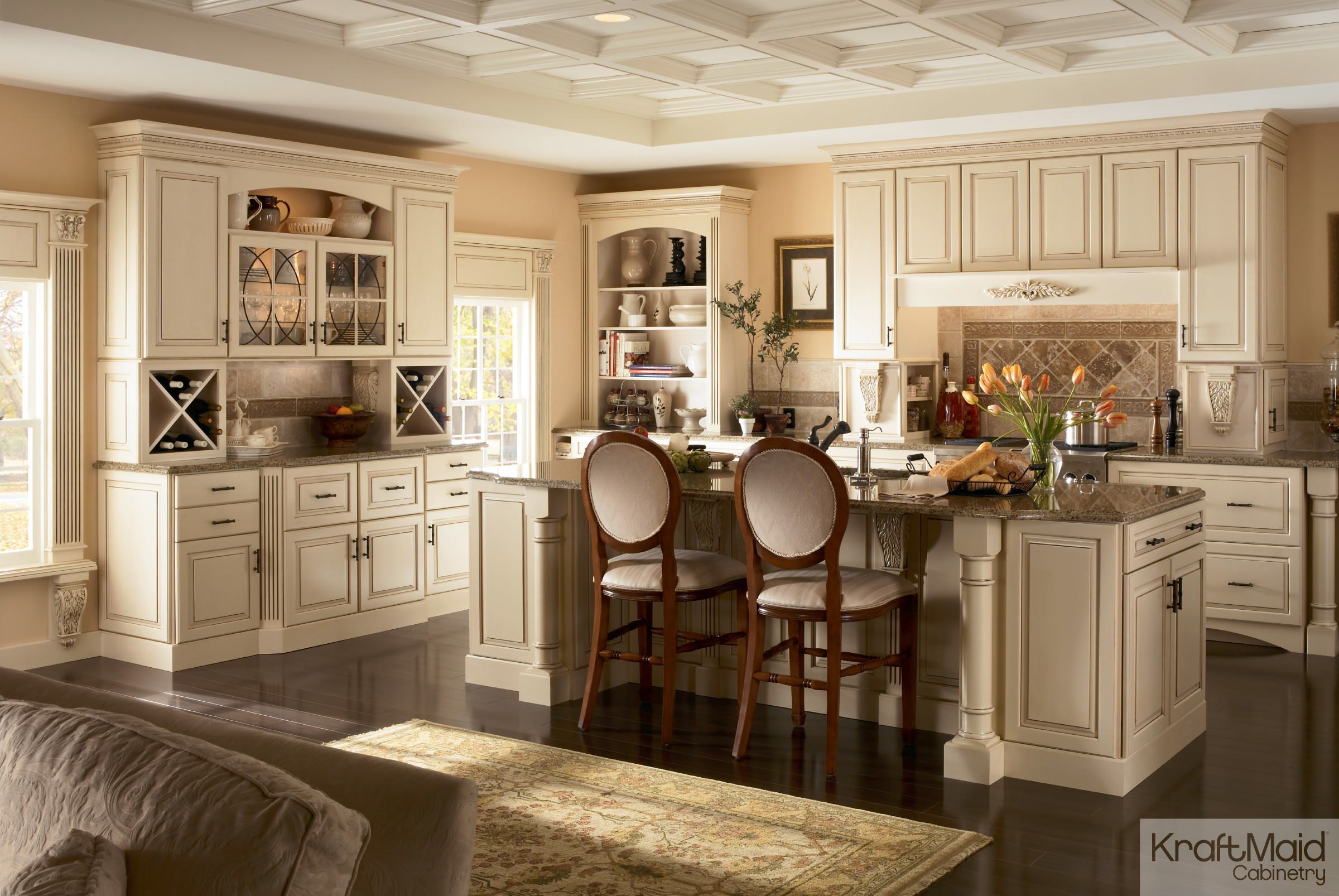 Kraftmaid Cabinets Dove White With Cocoa Glaze | www.resnooze.com