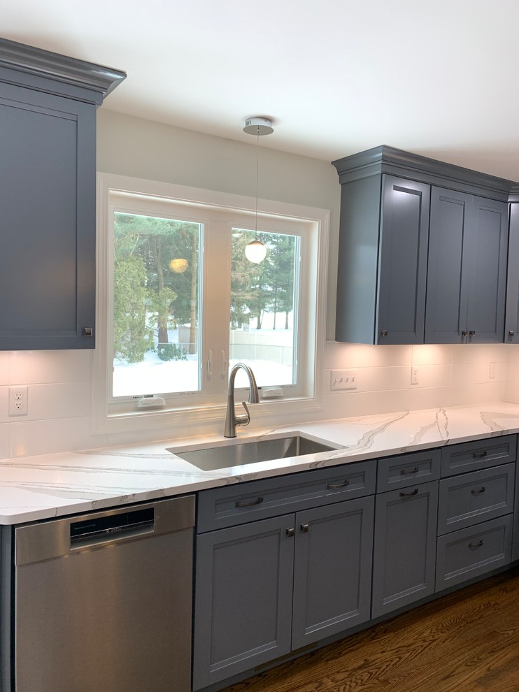 Kraftmaid Sedonna Maple Lagoon Kitchen Boston by KITCHEN