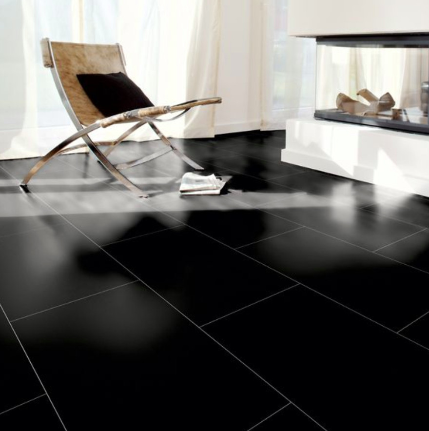 Black Kitchen Laminate Flooring Things In The Kitchen