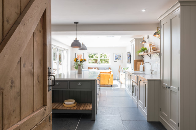 L shape country kitchen Country Kitchen Cornwall by Kettle