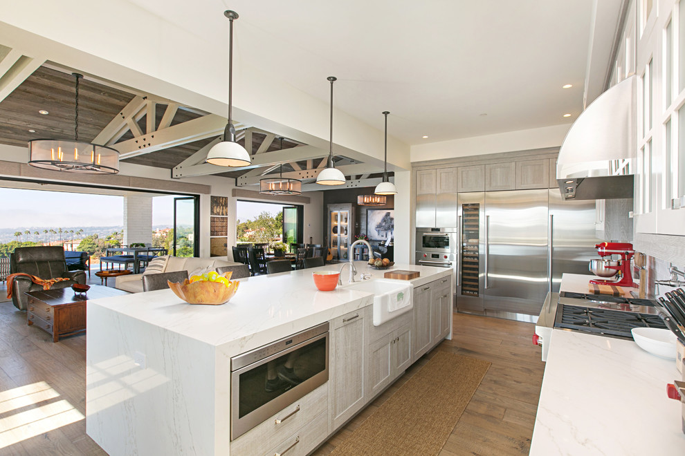 Kitchen - cottage kitchen idea in San Diego