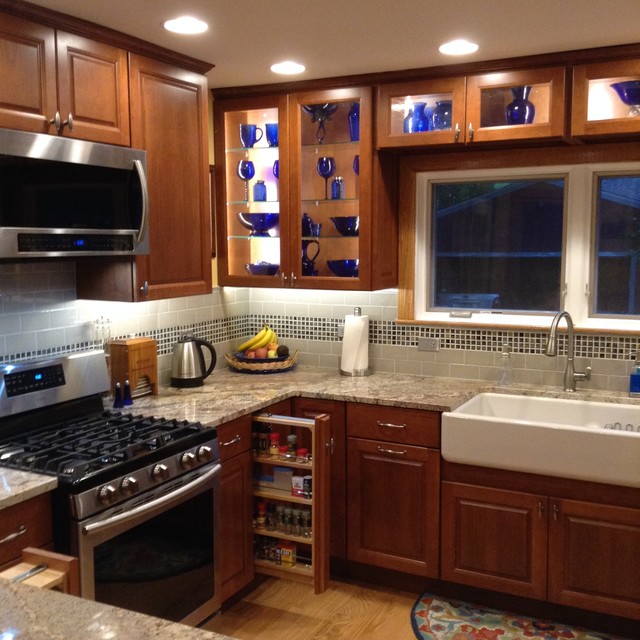 La Grange Park Kitchen 3 Transitional Kitchen Chicago by Sheri