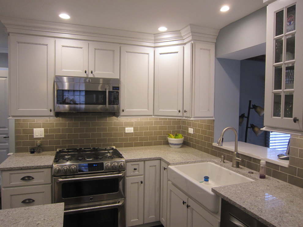 La Grange Park Kitchen2 Transitional Kitchen Chicago by Sheri's