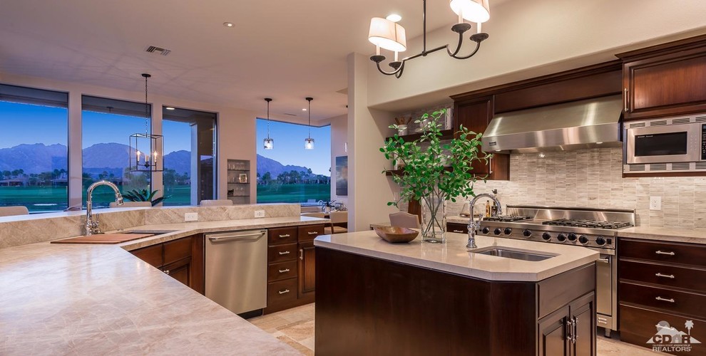 La Quinta Desert Remodel Transitional Kitchen Los Angeles by