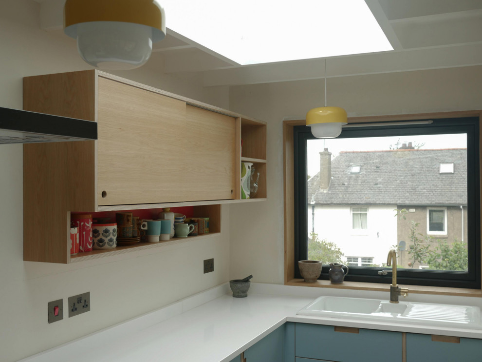 Ladysmith Road Renovation Contemporary Kitchen Edinburgh by Calum Duncan Architects Ltd