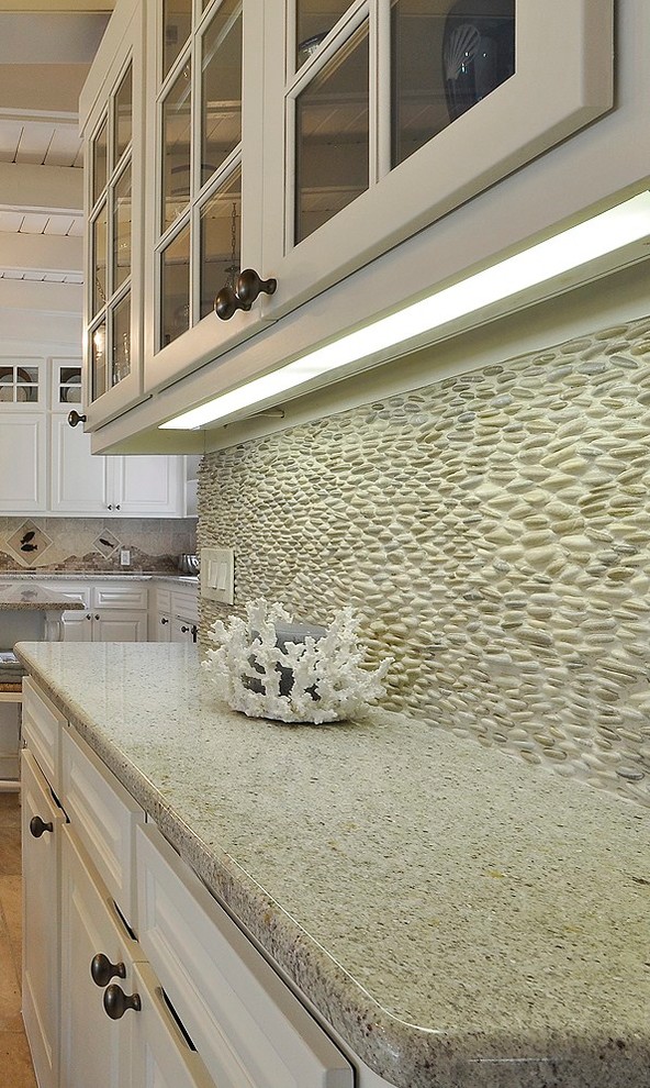 Design ideas for a coastal kitchen in Austin.