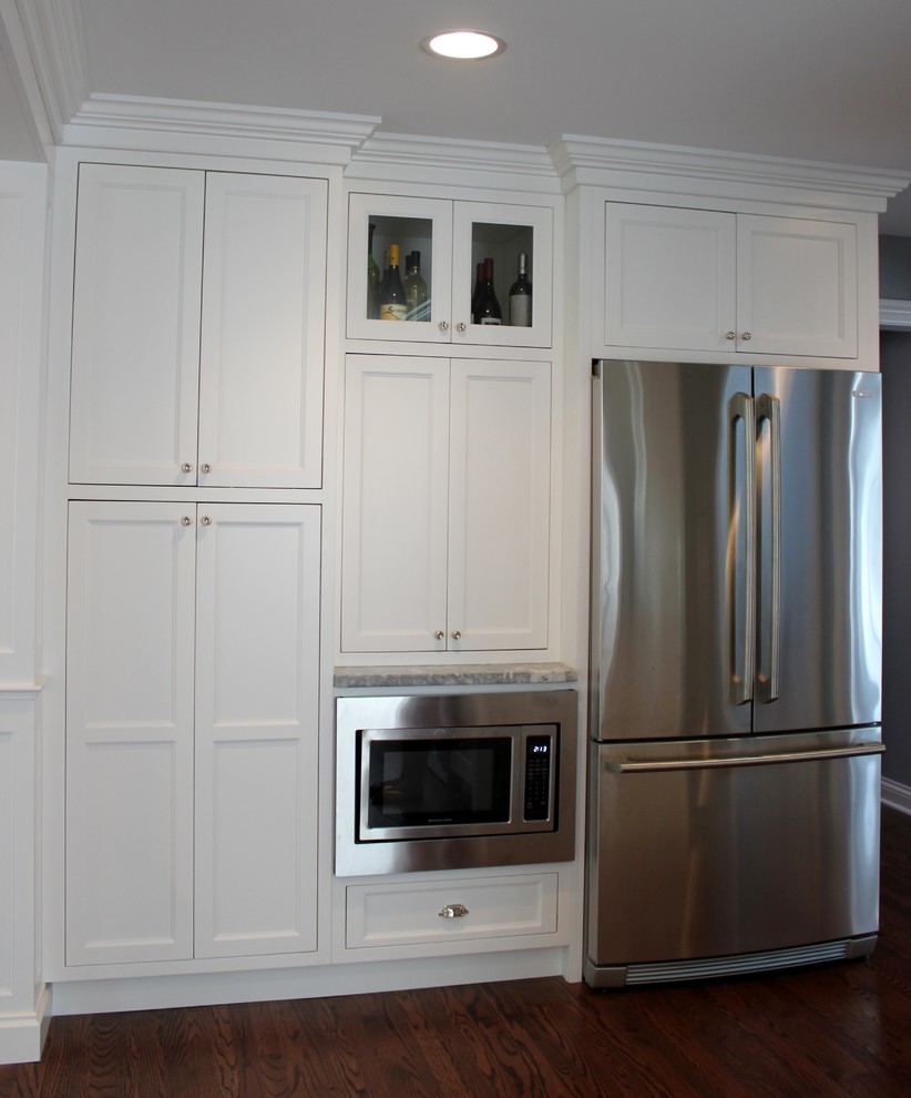 Refrigerator & Pantry Elevation - Transitional - Kitchen - Chicago - By 