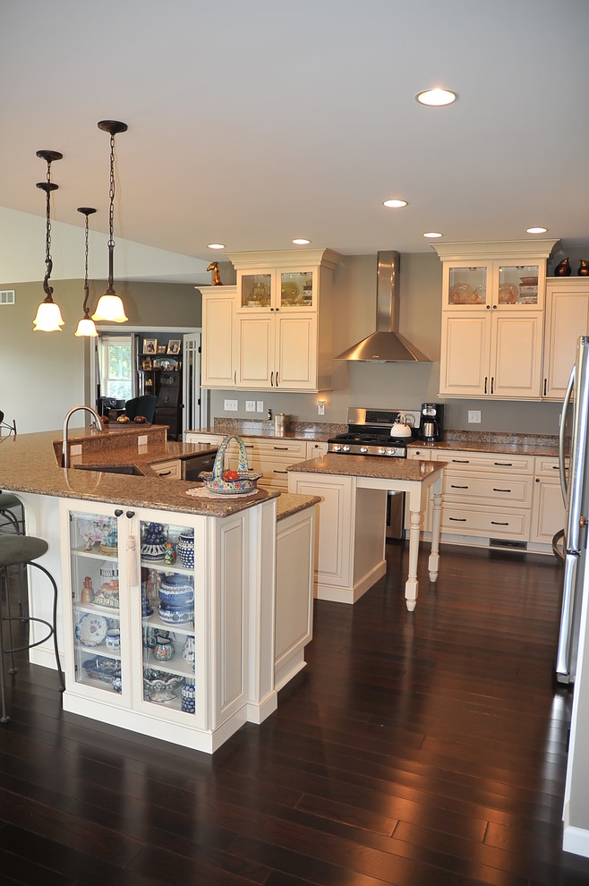 Lake Loch Erin Transitional Kitchen Detroit by Buzby Builders