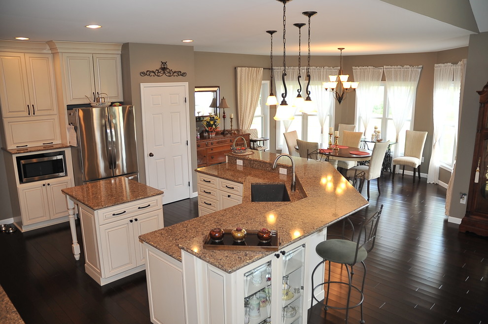 Lake Loch Erin Transitional Kitchen Detroit by Buzby Builders