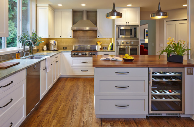 How To Choose A Wall Color For Mixed Materials Kitchen - How To Choose Kitchen Paint Color