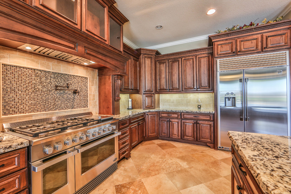 Lakes of Bay Area Rustic Kitchen Houston by Rives Designers