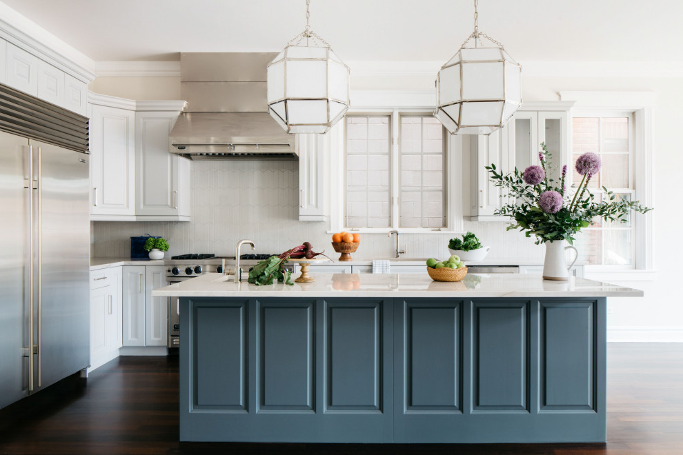 Lakeview Single Family Home on Byron Traditional Kitchen Chicago