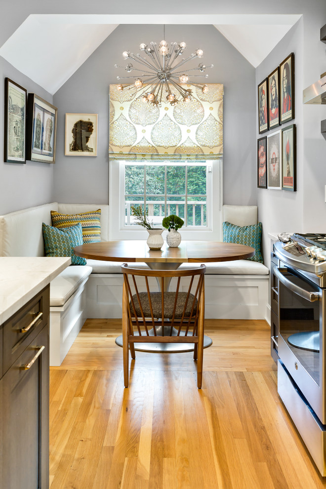 Larchmont Artful Home Midcentury Kitchen New York by Jessica