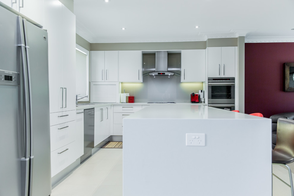 Large Family Kitchen Contemporary Kitchen Sydney by Kellyville Kitchens Houzz