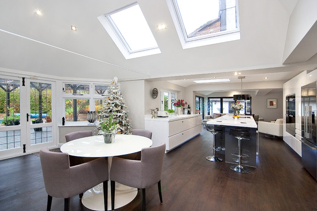 Large, Open Plan Kitchen Diner - Contemporary - Kitchen - London - by ...