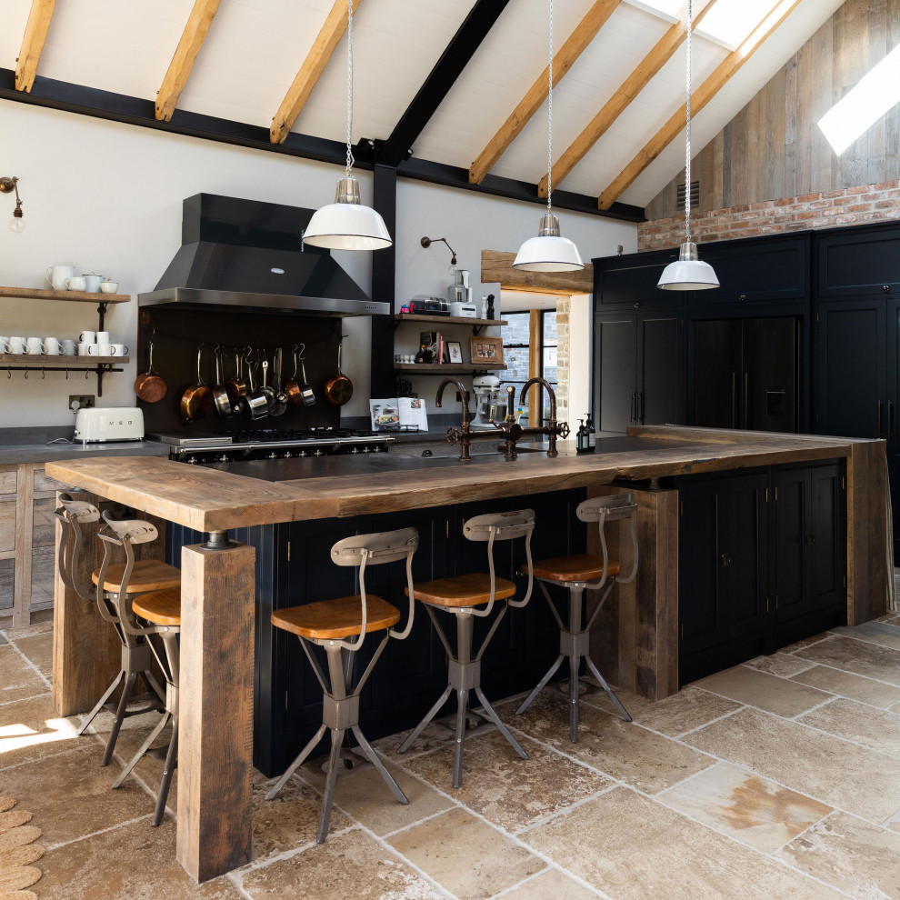 Design ideas for a farmhouse kitchen in Cornwall.