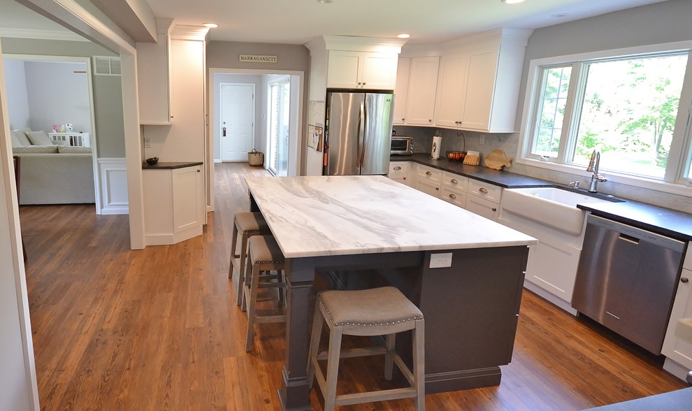 Large Transitional Style Kitchen Remodel Under 100K Transitional