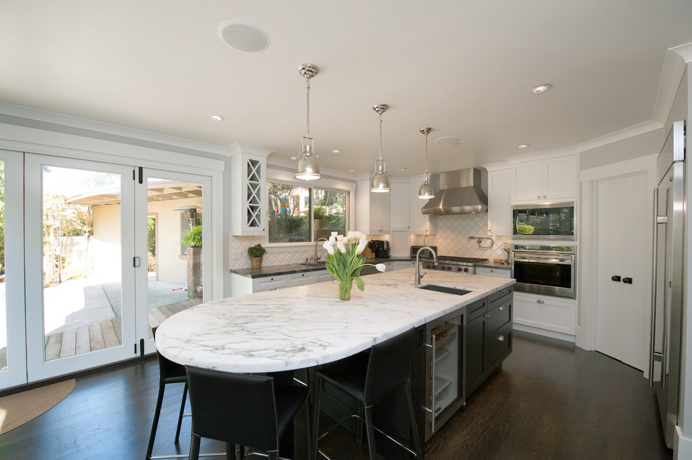 Larkspur Remodel Craftsman Kitchen San Francisco by Onju