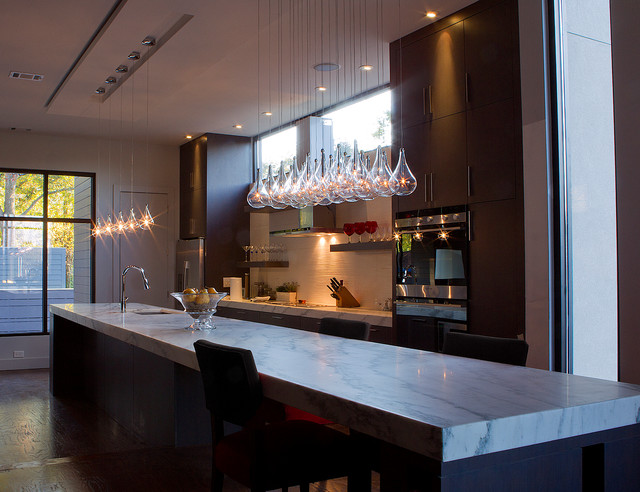 kitchen linear pendant