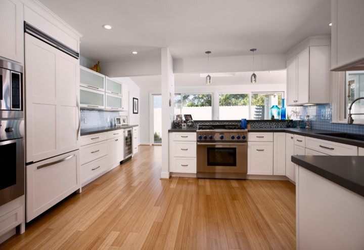 Inspiration for a coastal kitchen remodel in Santa Barbara
