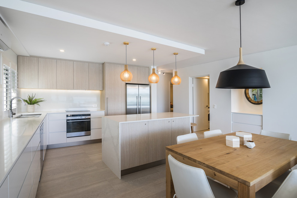 Las Rias Noosa Unit Renovation Scandinavian Kitchen Sunshine