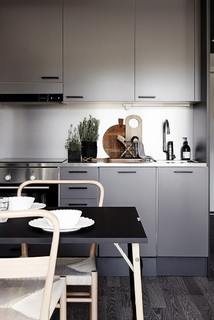 男前インテリアキッチンの事例画像 Houzz