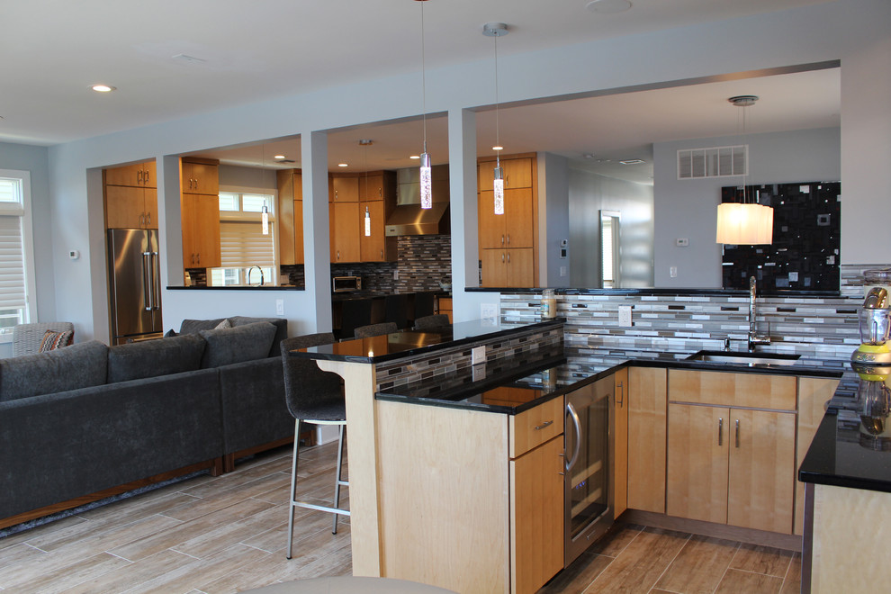 Lavallette Shore House Contemporary Kitchen New York by IDEAL