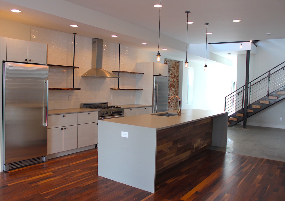 This is an example of an industrial kitchen in Denver.