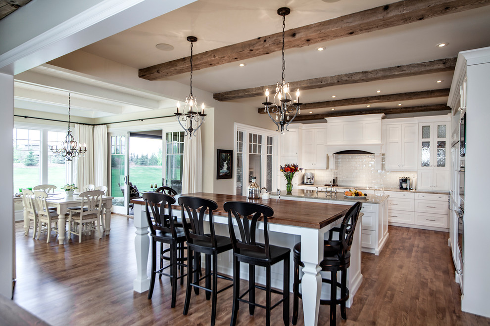 Le Manoir in Rise Traditional Kitchen Calgary by