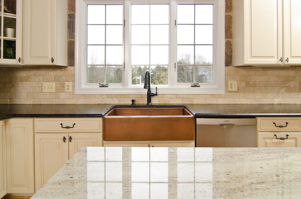 Leathered Antique Brown Granite and River Valley Granite ...