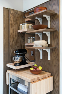 KitchenAid Mixer Storage Idea - Contemporary - Kitchen - Richmond - by  Abundance Organizing