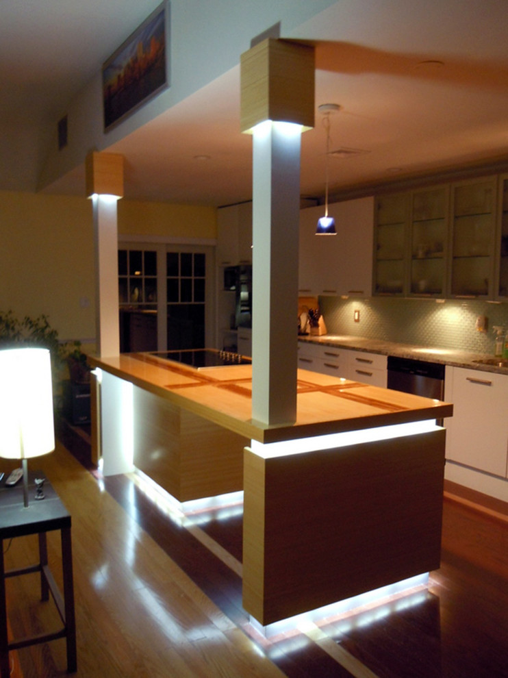 led kitchen island lighting