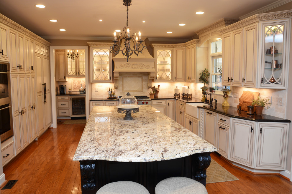 Leesburg, VA Kitchen Multi Granite Countertops Traditional Kitchen