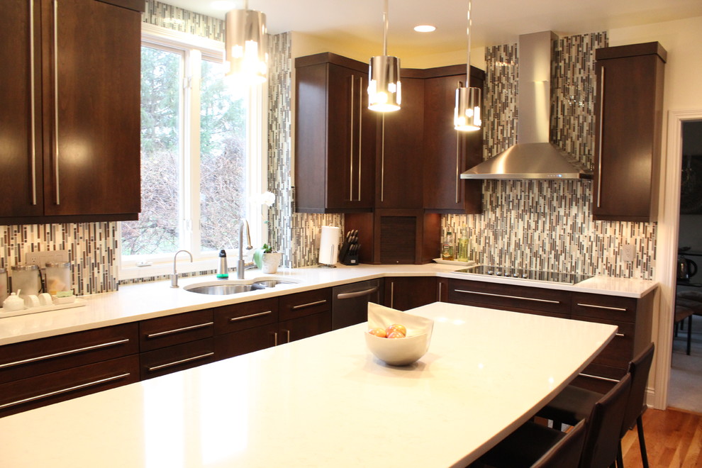This is an example of a modern kitchen in Cincinnati.