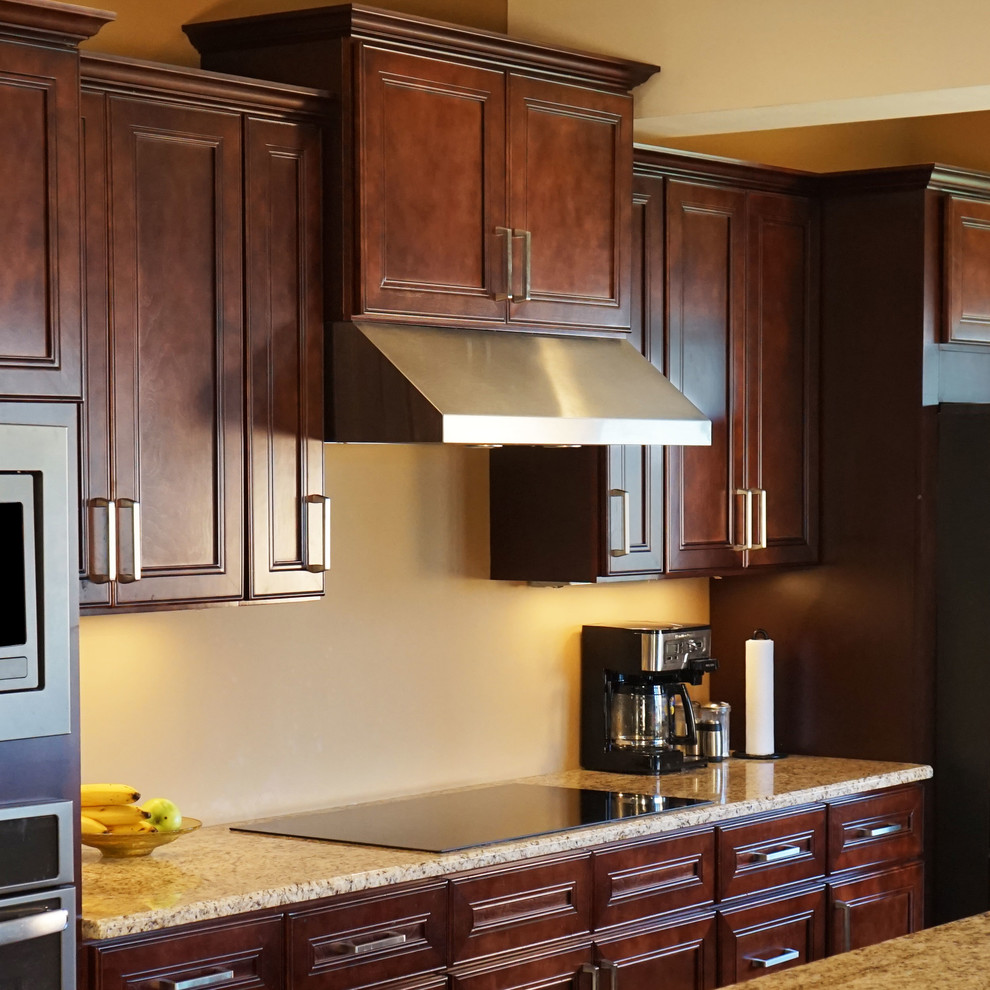 Leo Saddle Cherry Mahogany Kitchen w/ Soft Close by Everyday