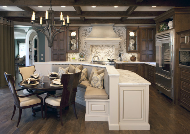 This is an example of an eclectic kitchen in Atlanta.
