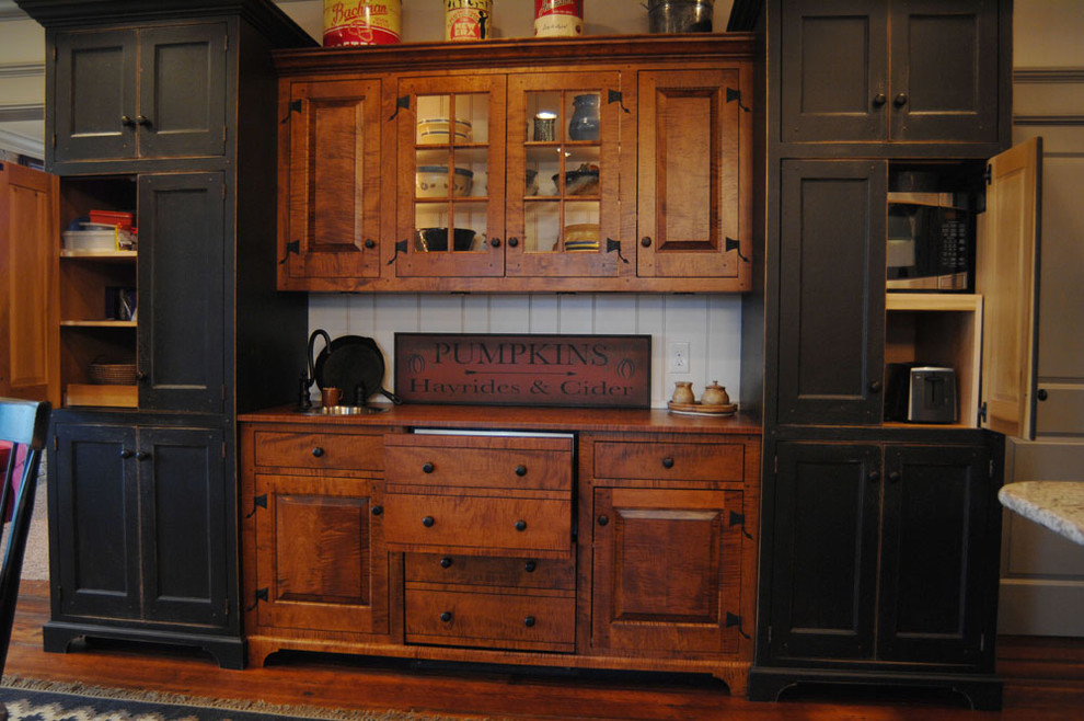 Lexington Kentucky Traditional Curly Maple Painted Kitchen