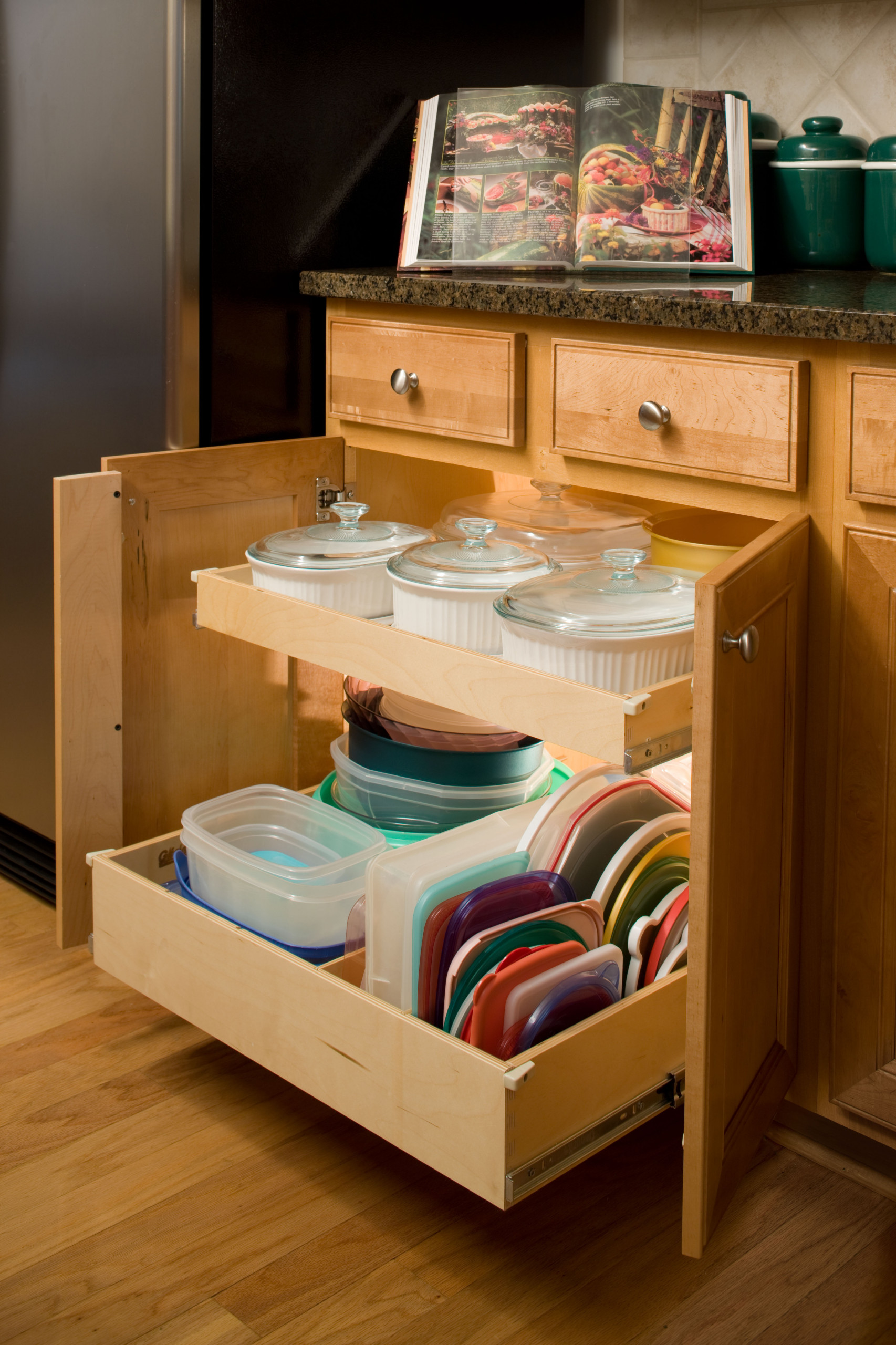 Corner Pantry Pull Out Shelves - Atlanta - by ShelfGenie National, Houzz