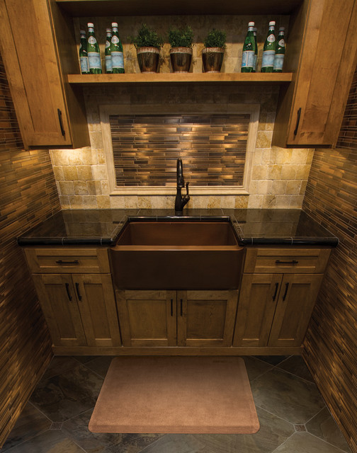 Linen 3'x2' WellnessMat in Aztec Gold Kitchen Detroit by