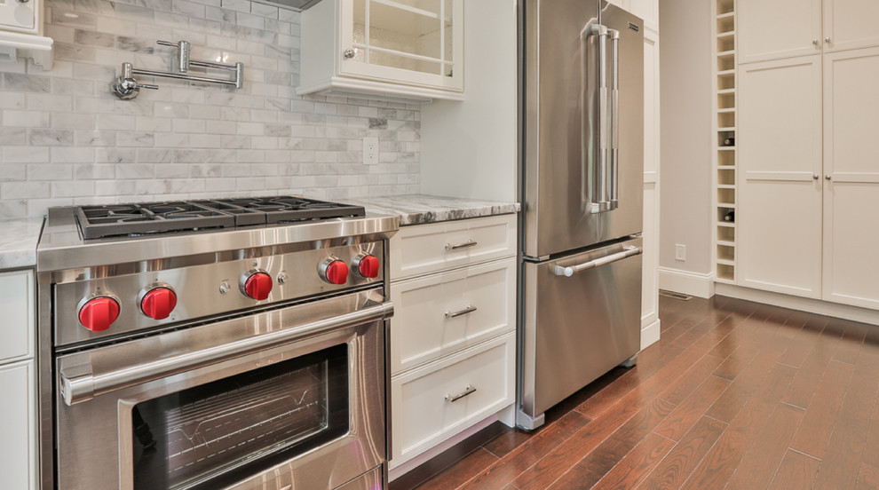 Linen White Kitchen Traditional Kitchen Manchester by Cedar