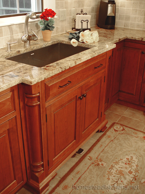 Littleton Foot Pedal Faucet - Traditional - Kitchen - Boston - by Homestead  Kitchens | Houzz