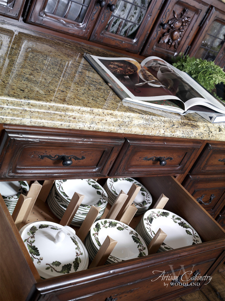 Logan Kitchen Drawer Plate Storage Traditional Kitchen Other