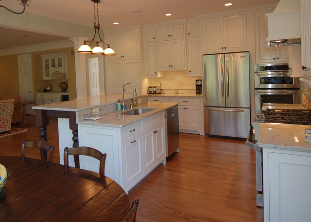 Lowes Island Kitchen Project American Traditional Kitchen Dc Metro By The Model Home Look Houzz