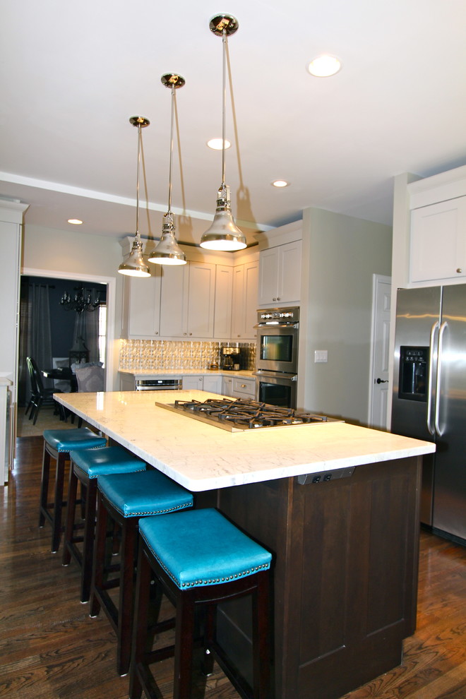 Luxuriously Spacious Living - Transitional - Kitchen ...