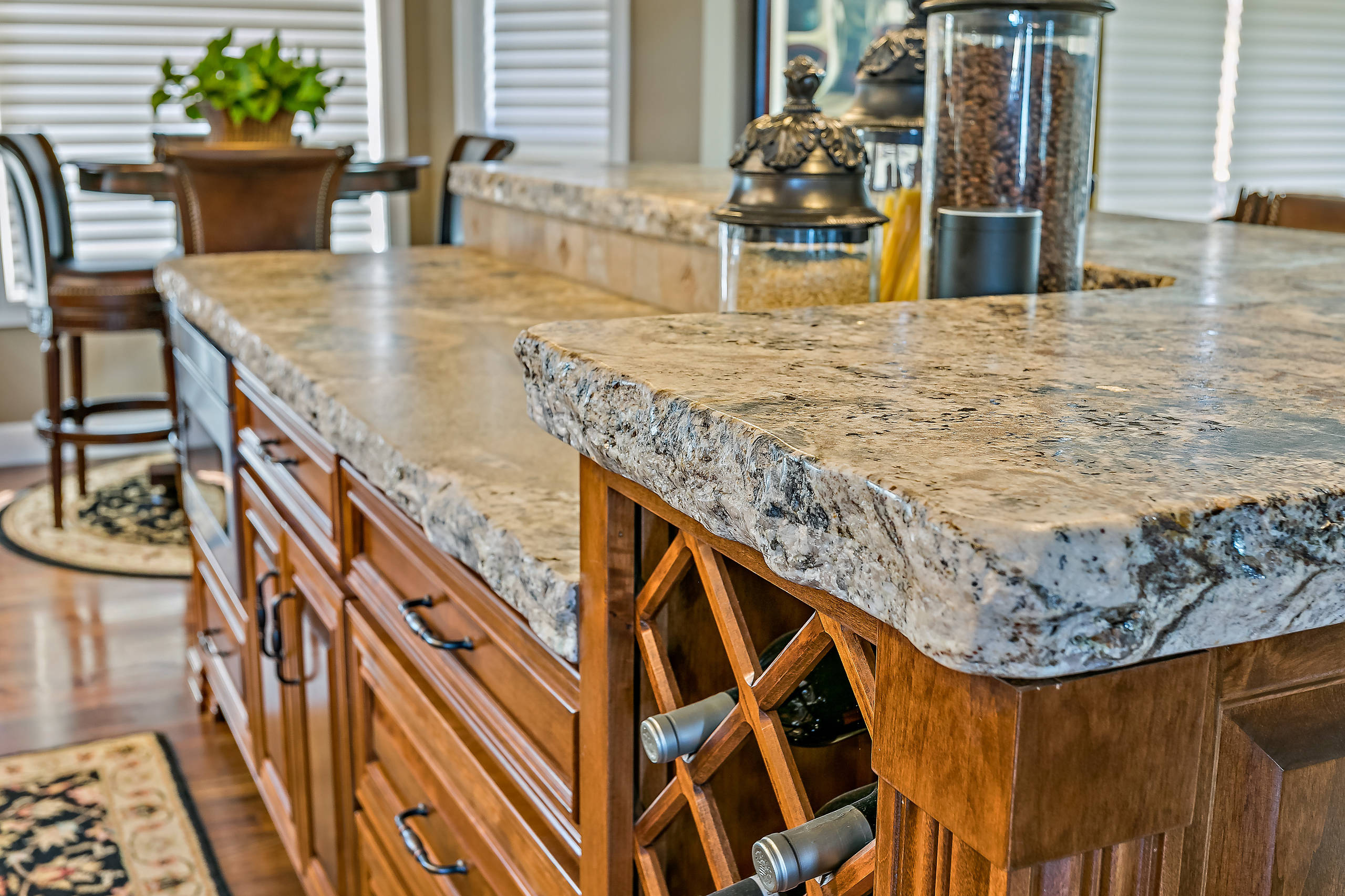 Granite Countertop Chiseled Edge Countertops Ideas