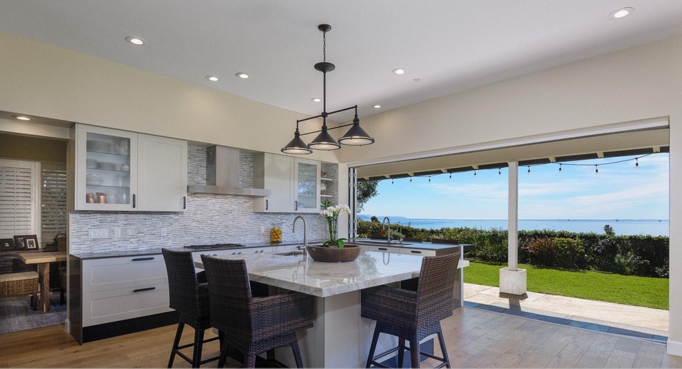 Luxury kitchen in Santa Barbara, designed from Maui Transitional Kitchen Santa Barbara