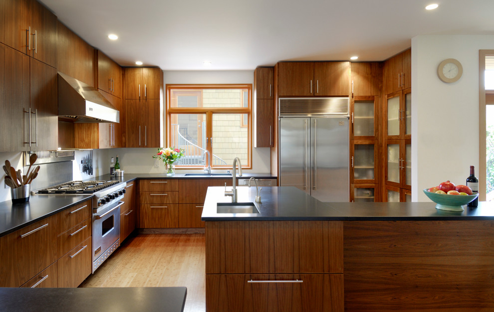 Moderne Küche in Seattle
