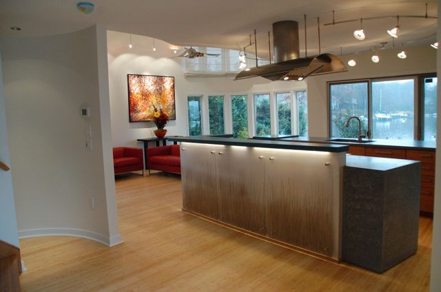 Contemporary kitchen in Baltimore.