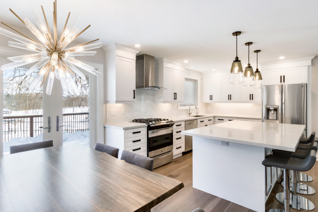 Main Floor Renovation Aurora Ontario Contemporary Kitchen Toronto By Glenwood Carpentry Houzz Main Floor Renovation Aurora Ontario, Kitchen Cabinets Aurora Ontario